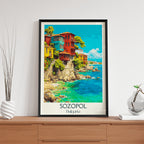 Sozopol Bulgaria – Vintage Travel Wall Art (CT17)