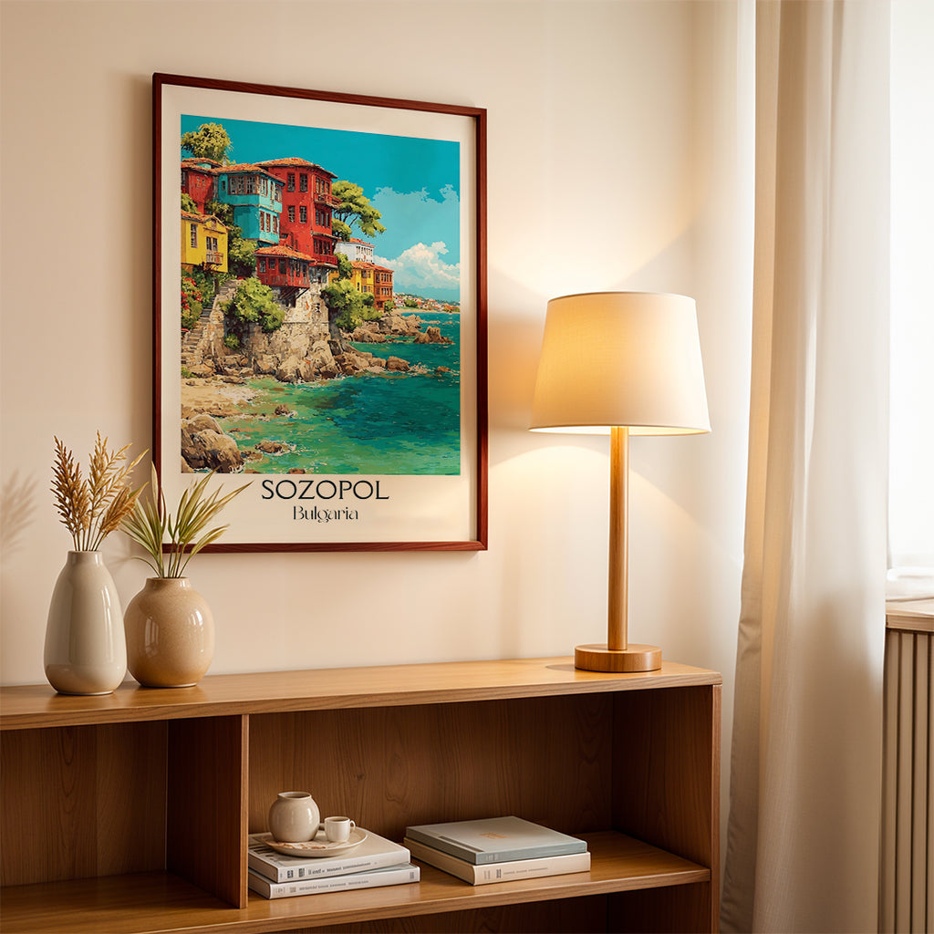 Sozopol Bulgaria – Vintage Travel Wall Art (CT17)