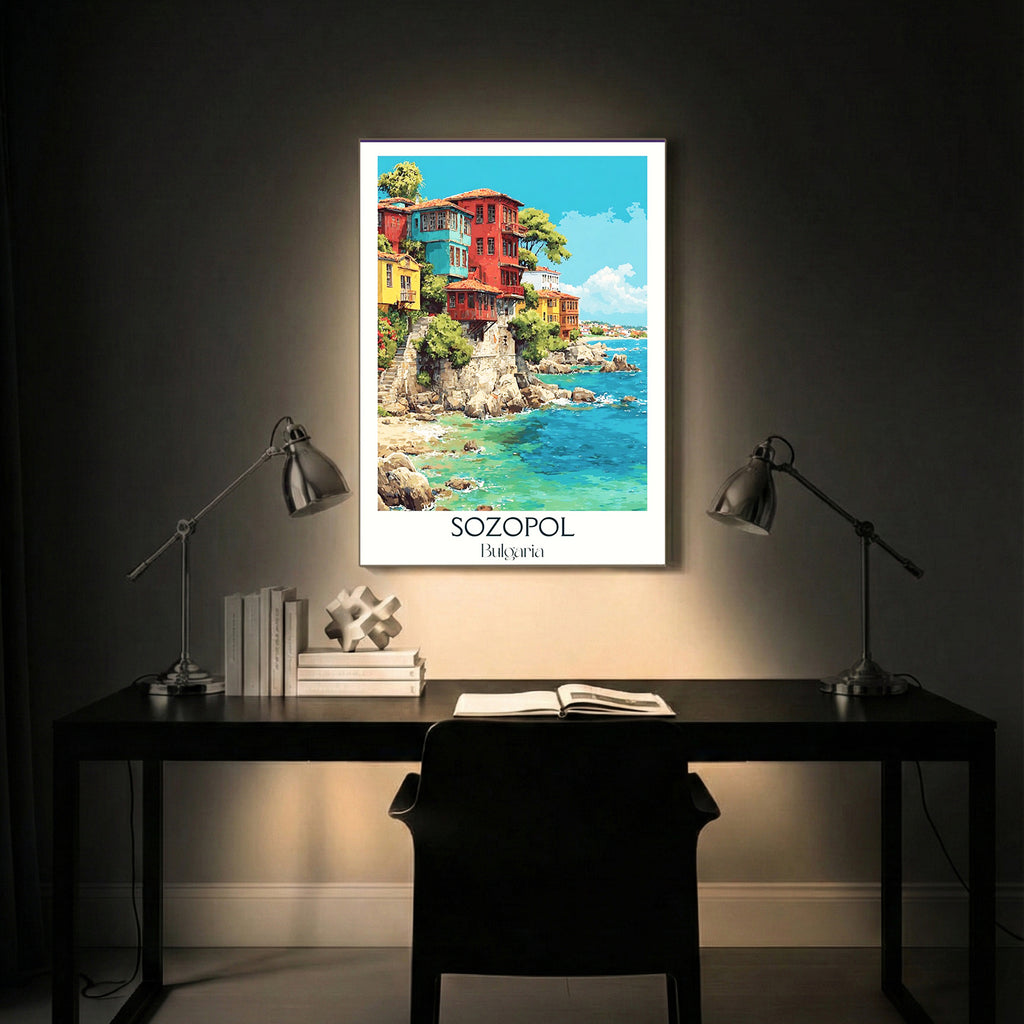 Sozopol Bulgaria – Vintage Travel Wall Art (CT17)