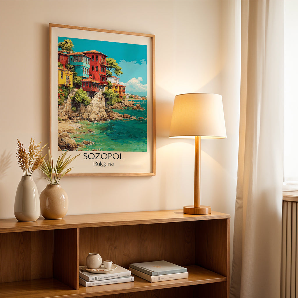 Sozopol Bulgaria – Vintage Travel Wall Art (CT17)