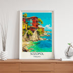 Sozopol Bulgaria – Vintage Travel Wall Art (CT17)