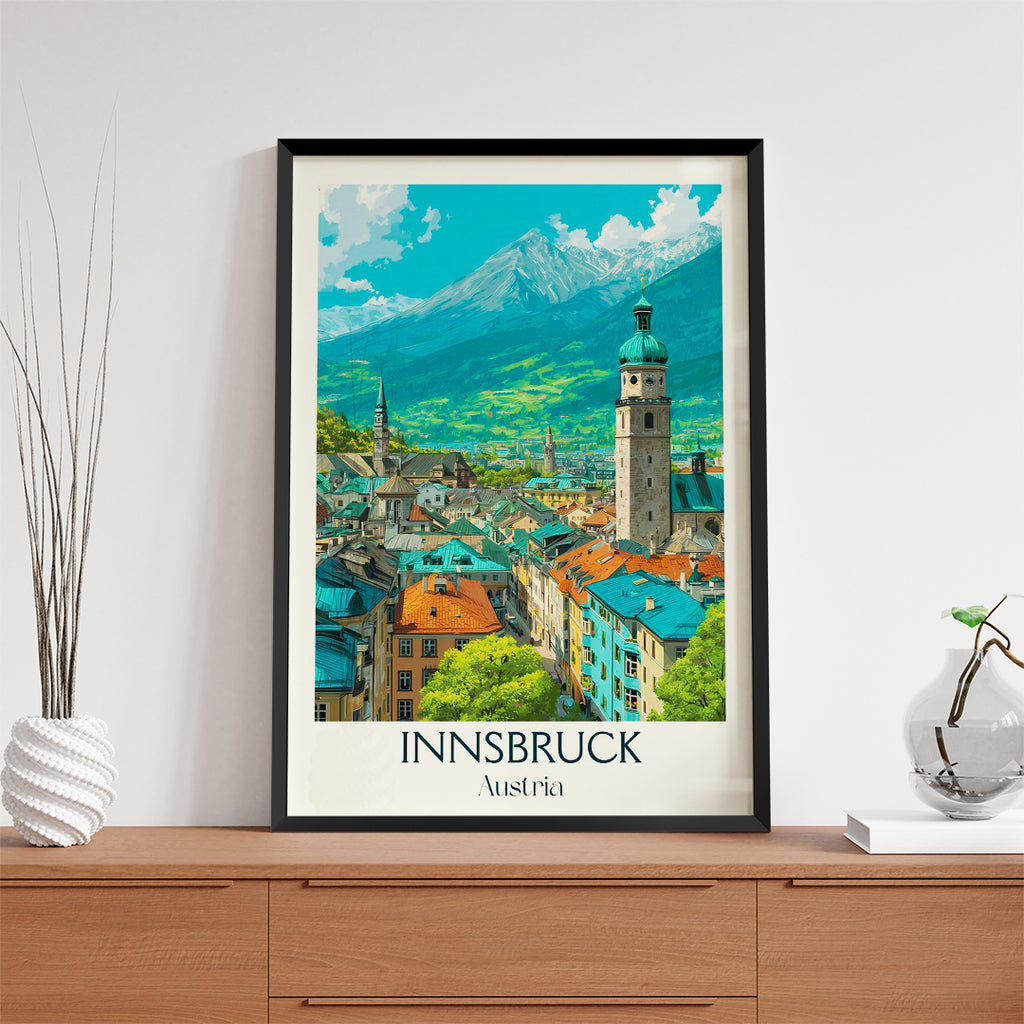 Innsbruck Austria – Vintage Travel Wall Art (CT18)