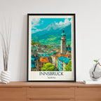 Innsbruck Austria – Vintage Travel Wall Art (CT18)