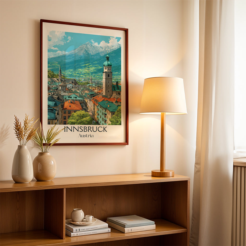 Innsbruck Austria – Vintage Travel Wall Art (CT18)