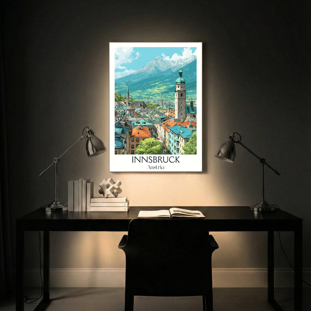 Innsbruck Austria – Vintage Travel Wall Art (CT18)