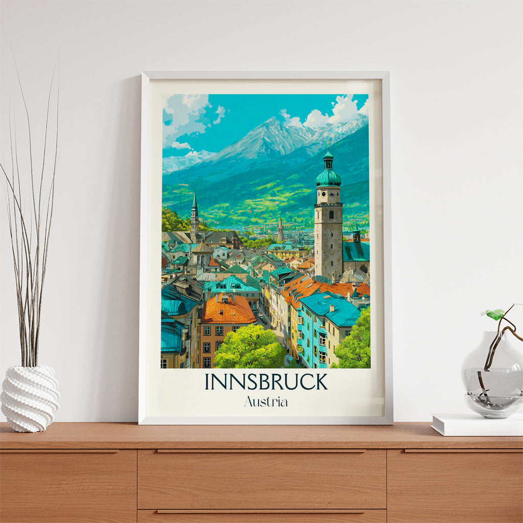 Innsbruck Austria – Vintage Travel Wall Art (CT18)