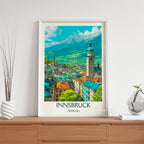 Innsbruck Austria – Vintage Travel Wall Art (CT18)