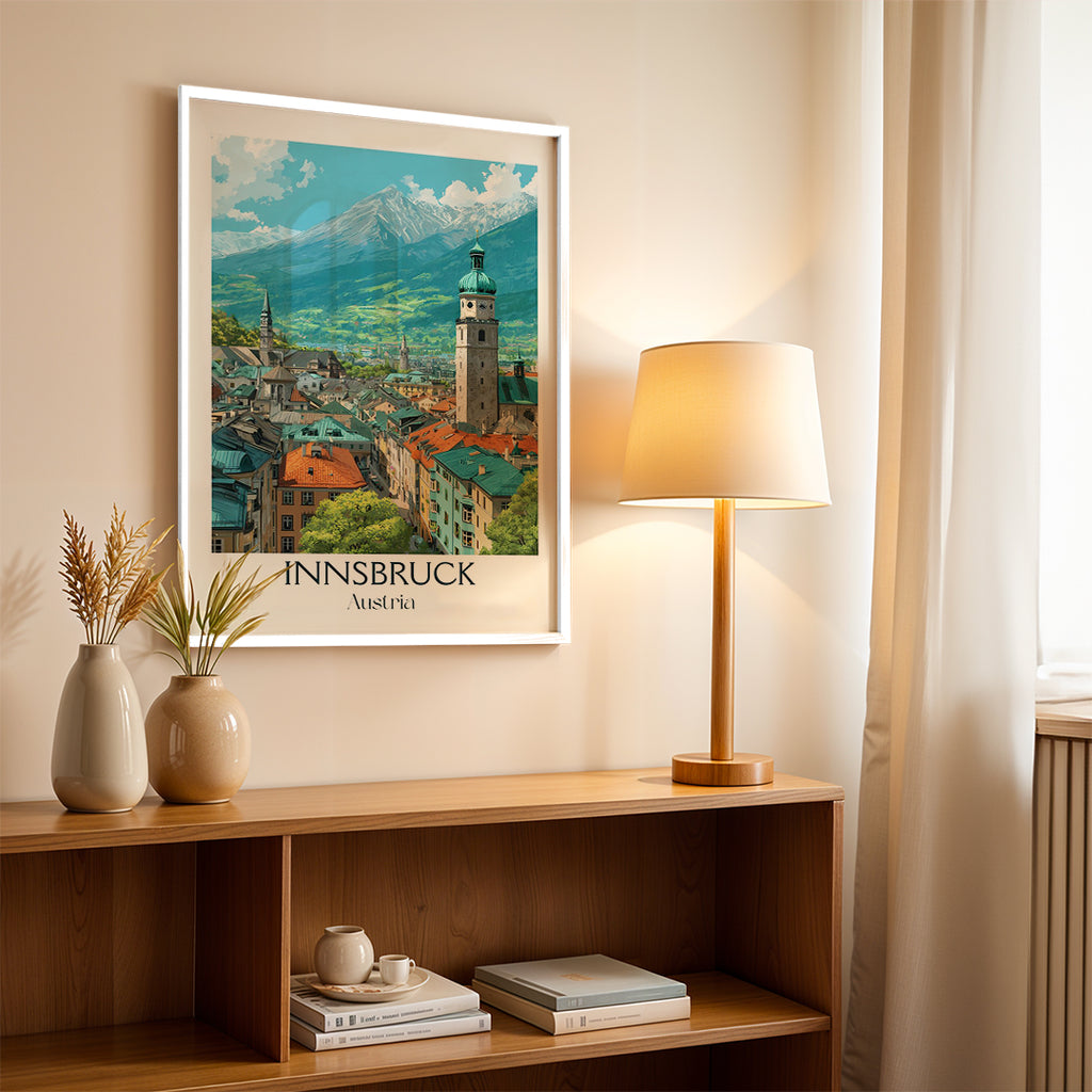 Innsbruck Austria – Vintage Travel Wall Art (CT18)