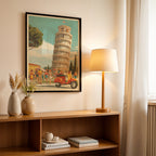 Pisa Italy – Vintage Travel Wall Art (CT22)