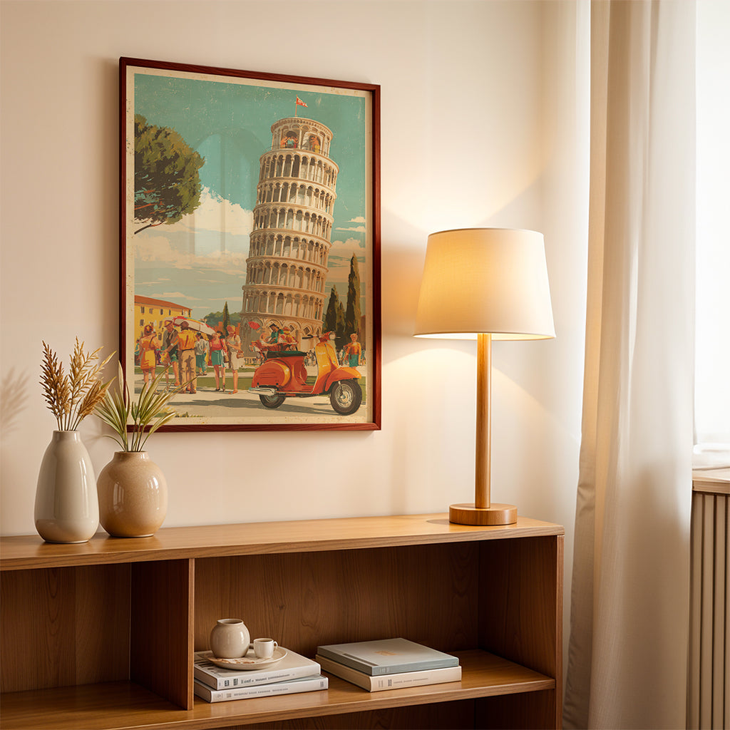 Pisa Italy – Vintage Travel Wall Art (CT22)