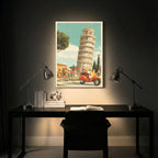Pisa Italy – Vintage Travel Wall Art (CT22)