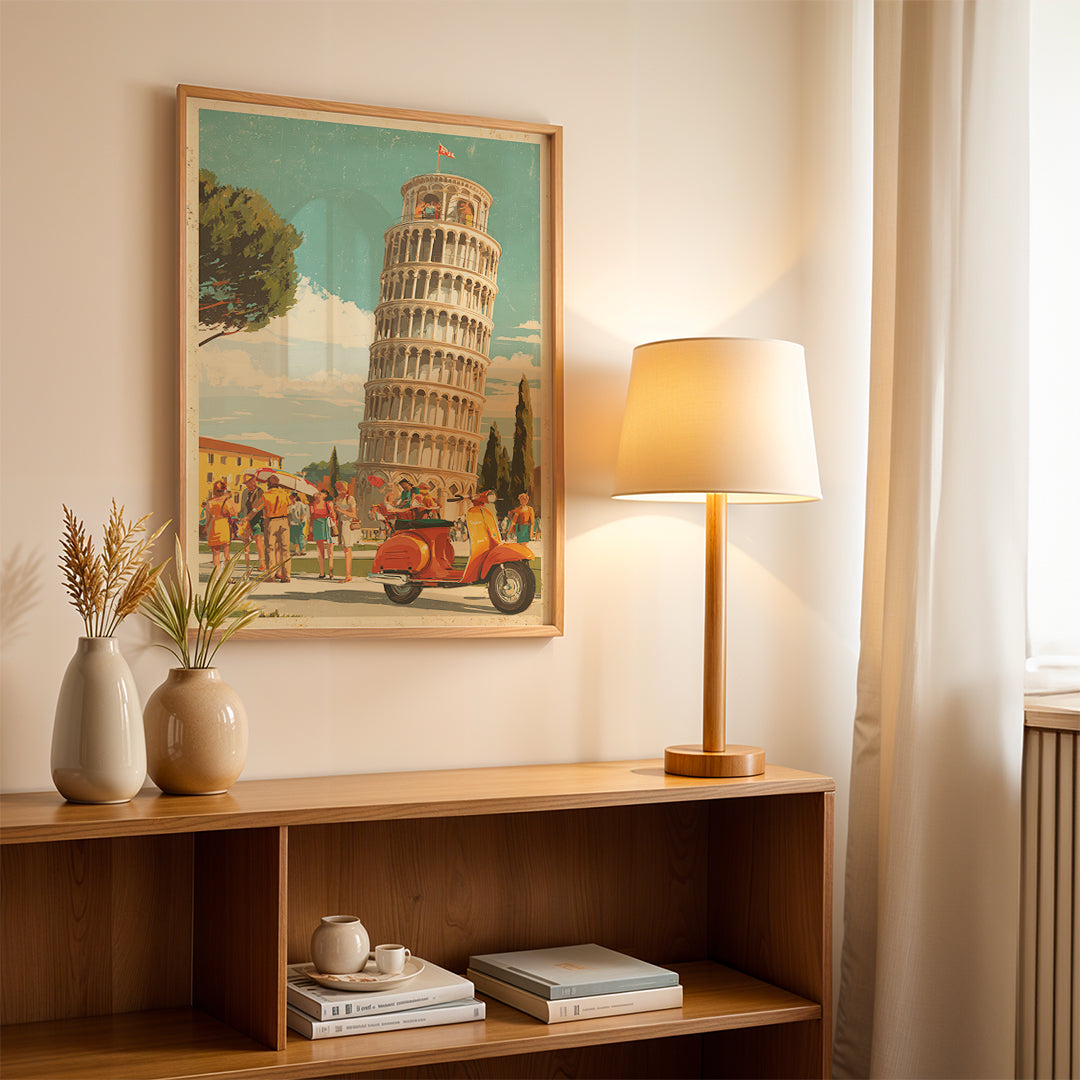 Pisa Italy – Vintage Travel Wall Art (CT22)