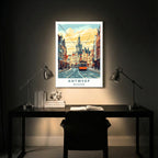 Antwerp Belgium – Vintage Travel Wall Art (CT23)