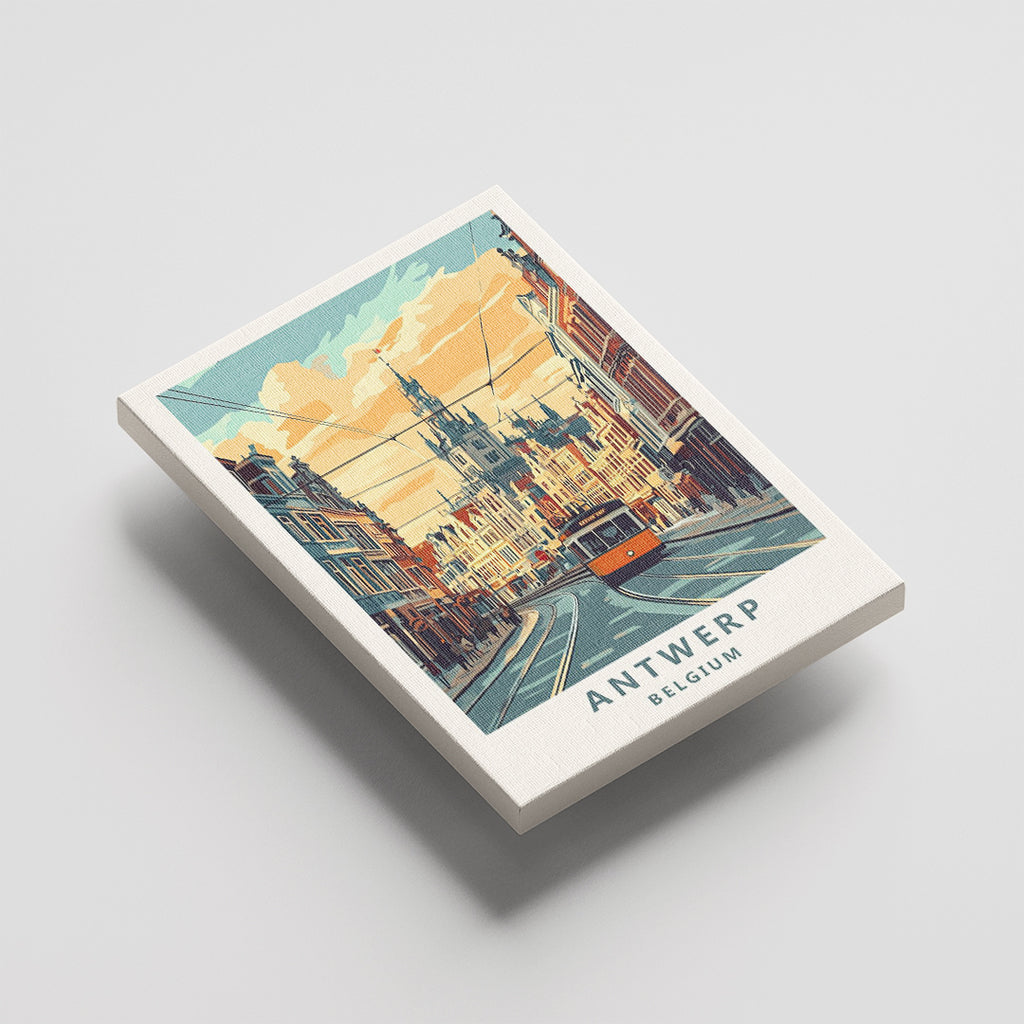 Antwerp Belgium – Vintage Travel Wall Art (CT23)