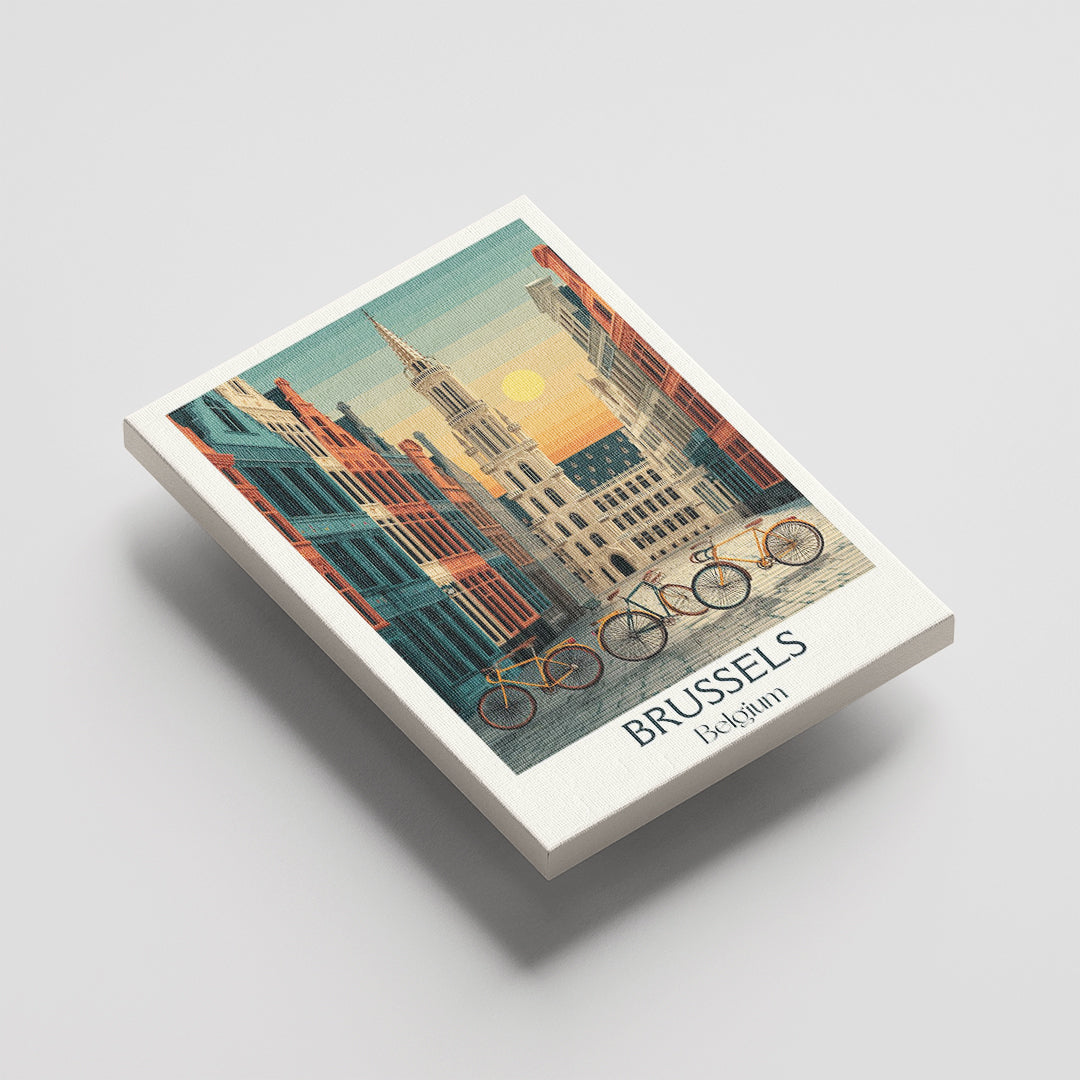 Brussels Belgium – Vintage Travel Wall Art (CT24)