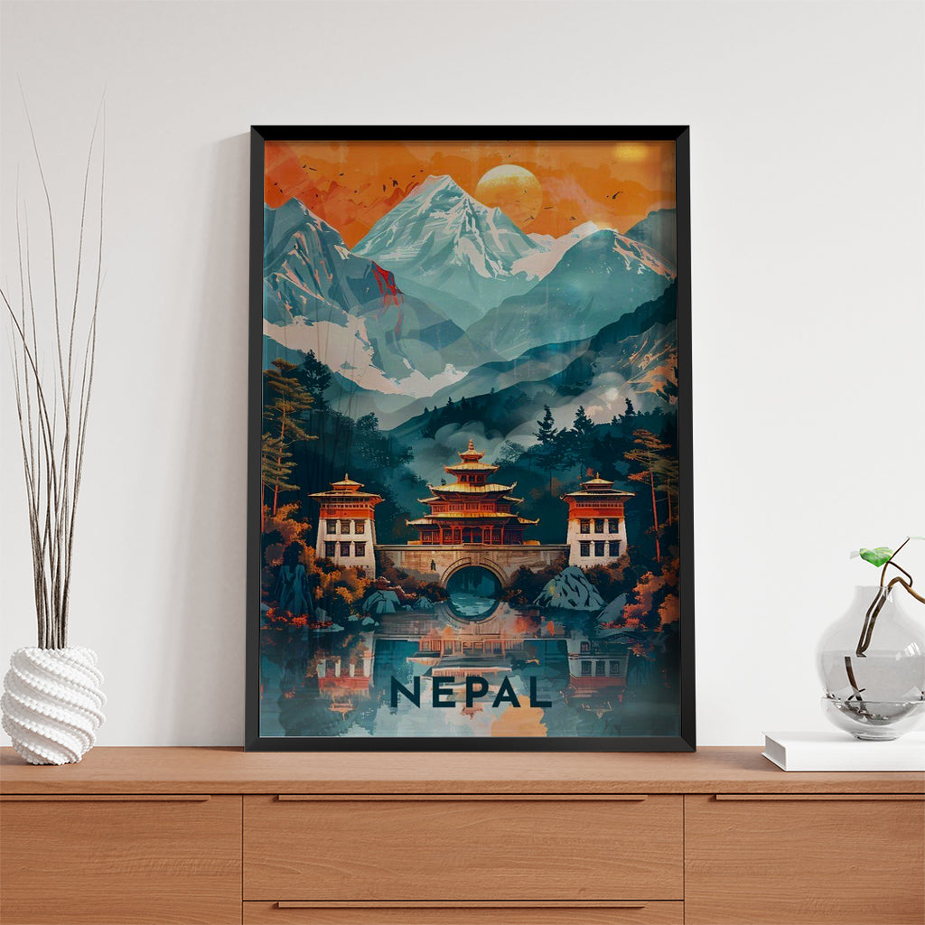 Nepal – Himalayan Heritage Travel Wall Art (CT26)