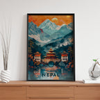 Nepal – Himalayan Heritage Travel Wall Art (CT26)