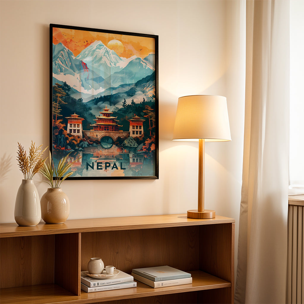 Nepal – Himalayan Heritage Travel Wall Art (CT26)