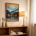 Nepal – Himalayan Heritage Travel Wall Art (CT26)