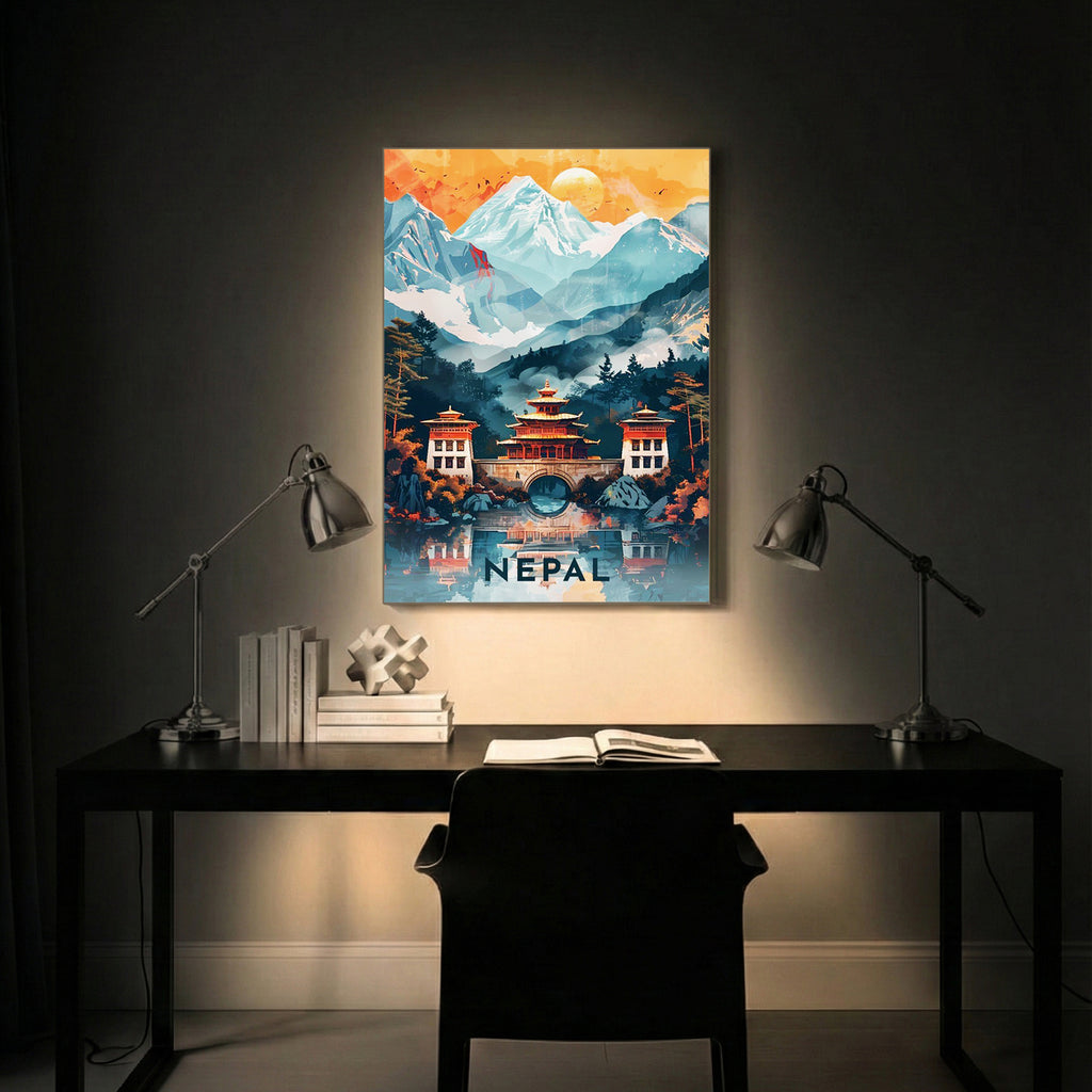 Nepal – Himalayan Heritage Travel Wall Art (CT26)