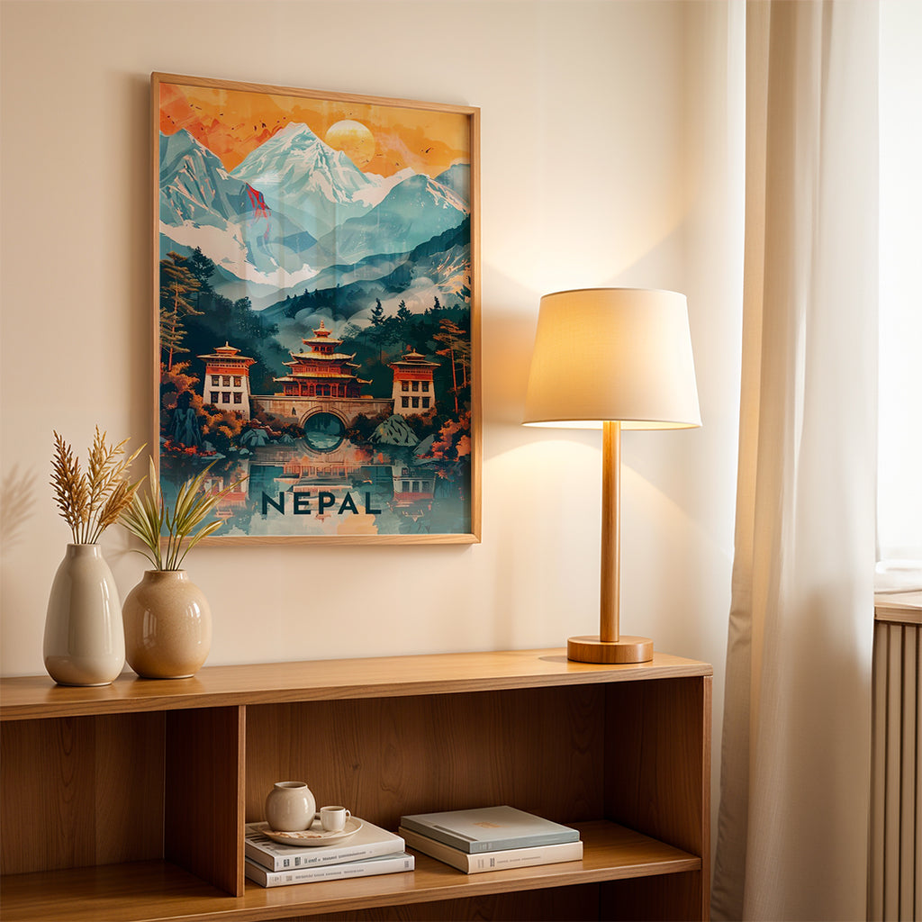 Nepal – Himalayan Heritage Travel Wall Art (CT26)