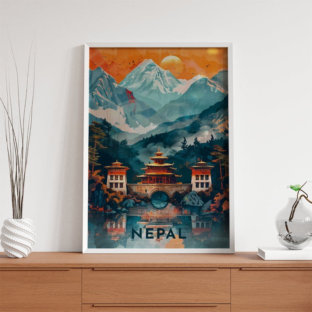 Nepal – Himalayan Heritage Travel Wall Art (CT26)