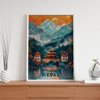 Nepal – Himalayan Heritage Travel Wall Art (CT26)