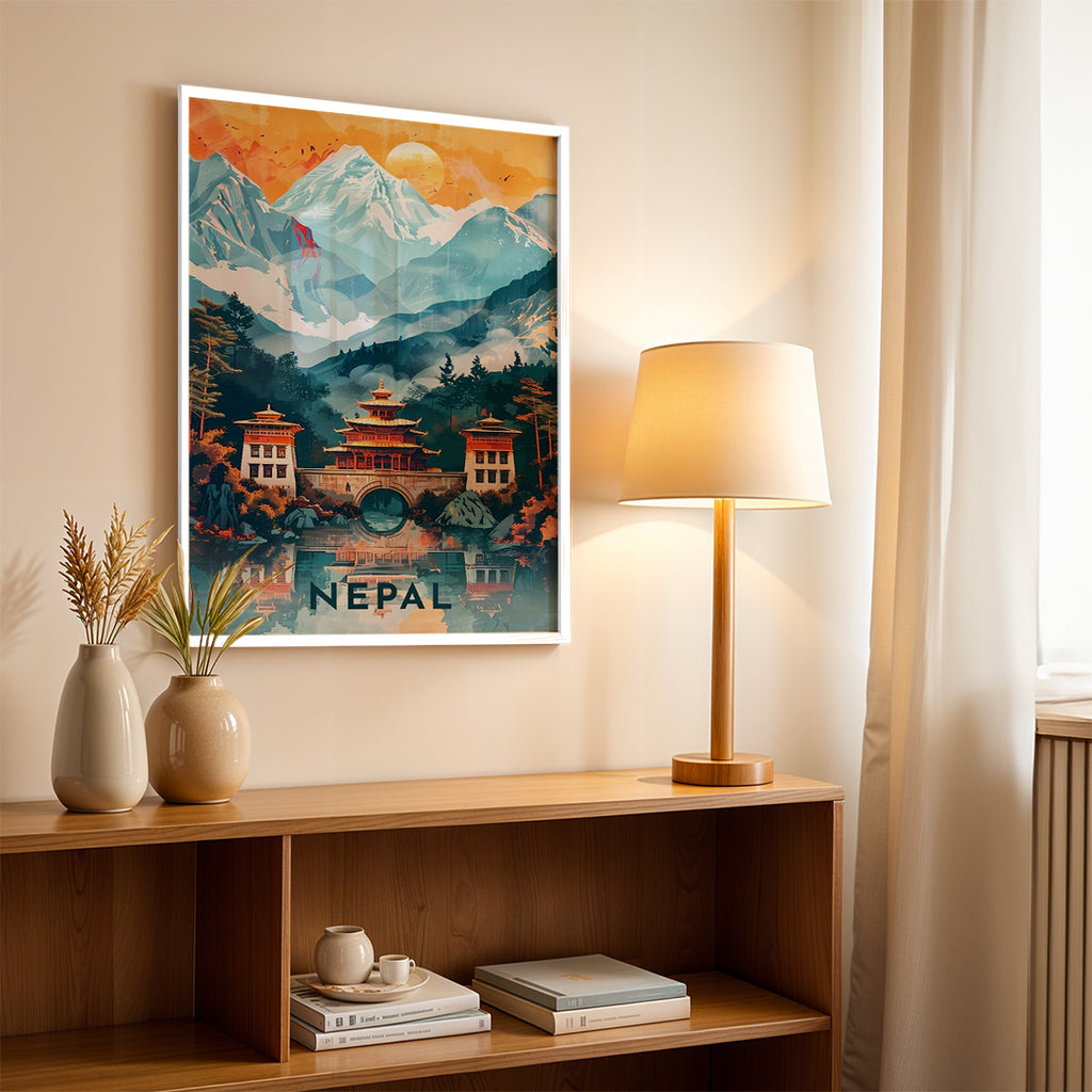 Nepal – Himalayan Heritage Travel Wall Art (CT26)