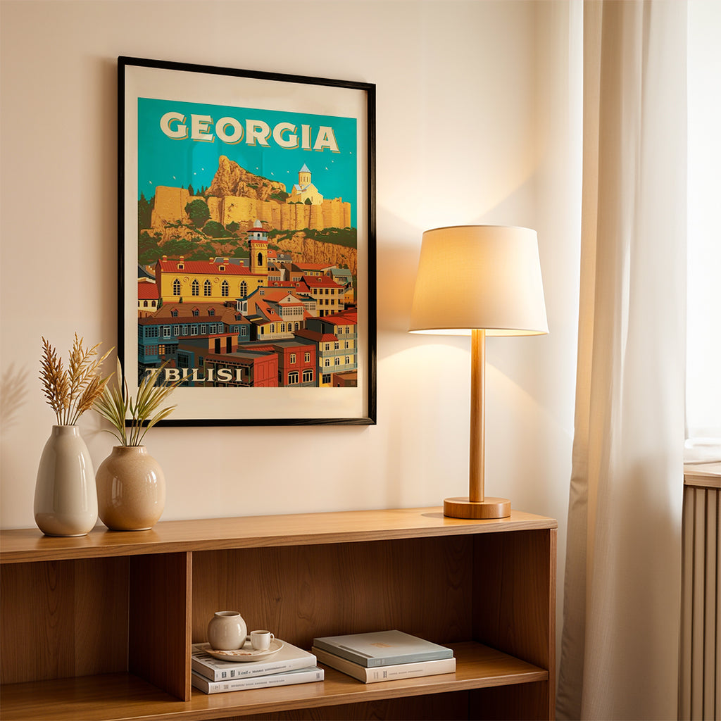 Tbilisi Georgia – Vintage Travel Wall Art (CT27)