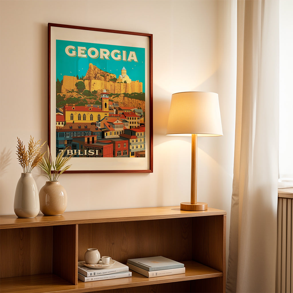 Tbilisi Georgia – Vintage Travel Wall Art (CT27)