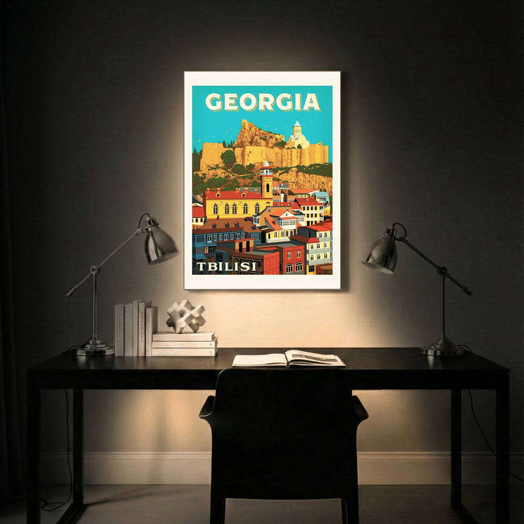 Tbilisi Georgia – Vintage Travel Wall Art (CT27)