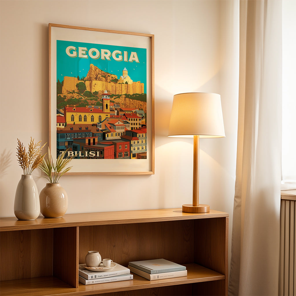 Tbilisi Georgia – Vintage Travel Wall Art (CT27)