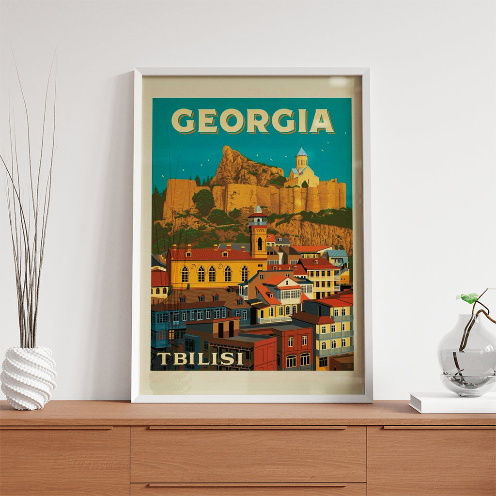 Tbilisi Georgia – Vintage Travel Wall Art (CT27)