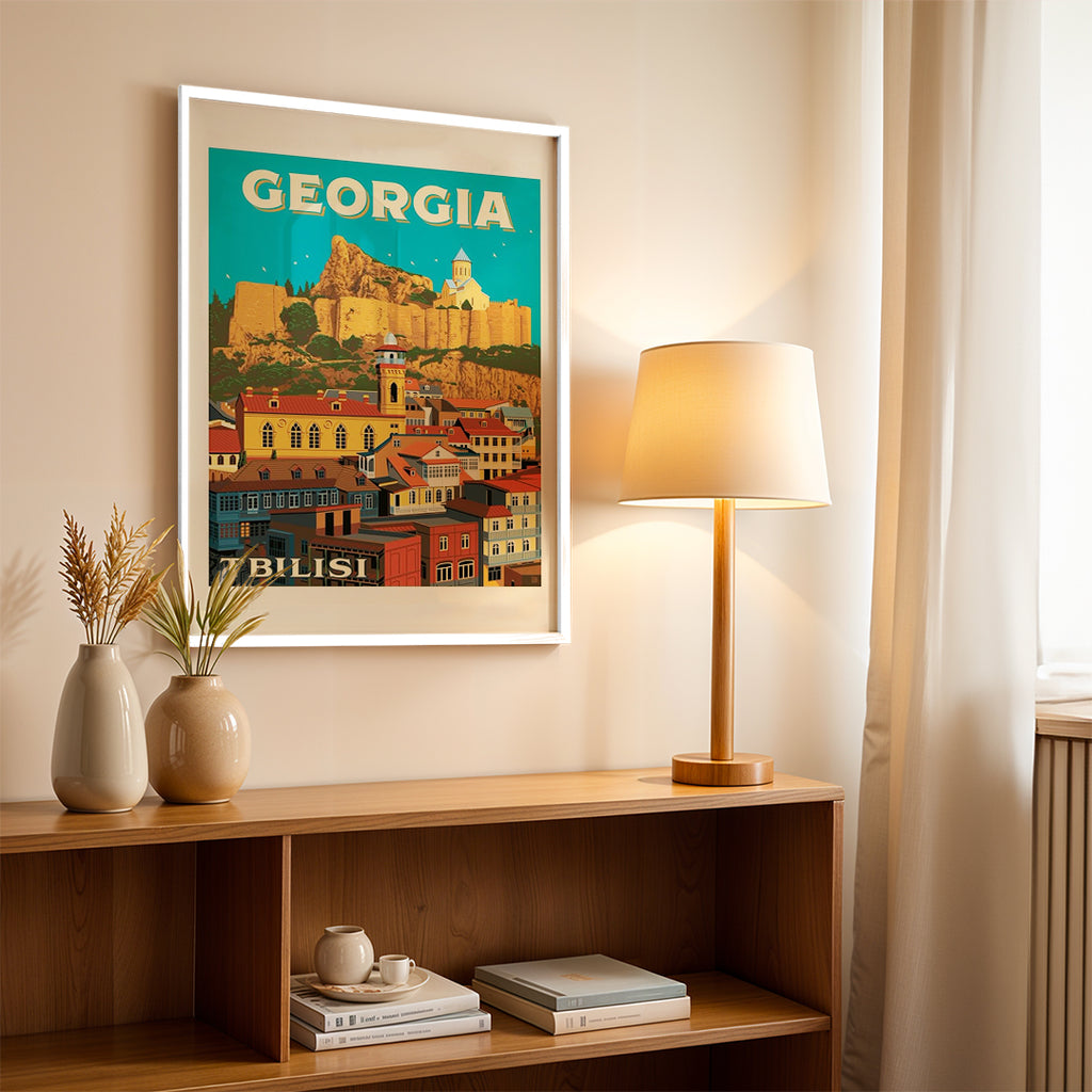 Tbilisi Georgia – Vintage Travel Wall Art (CT27)