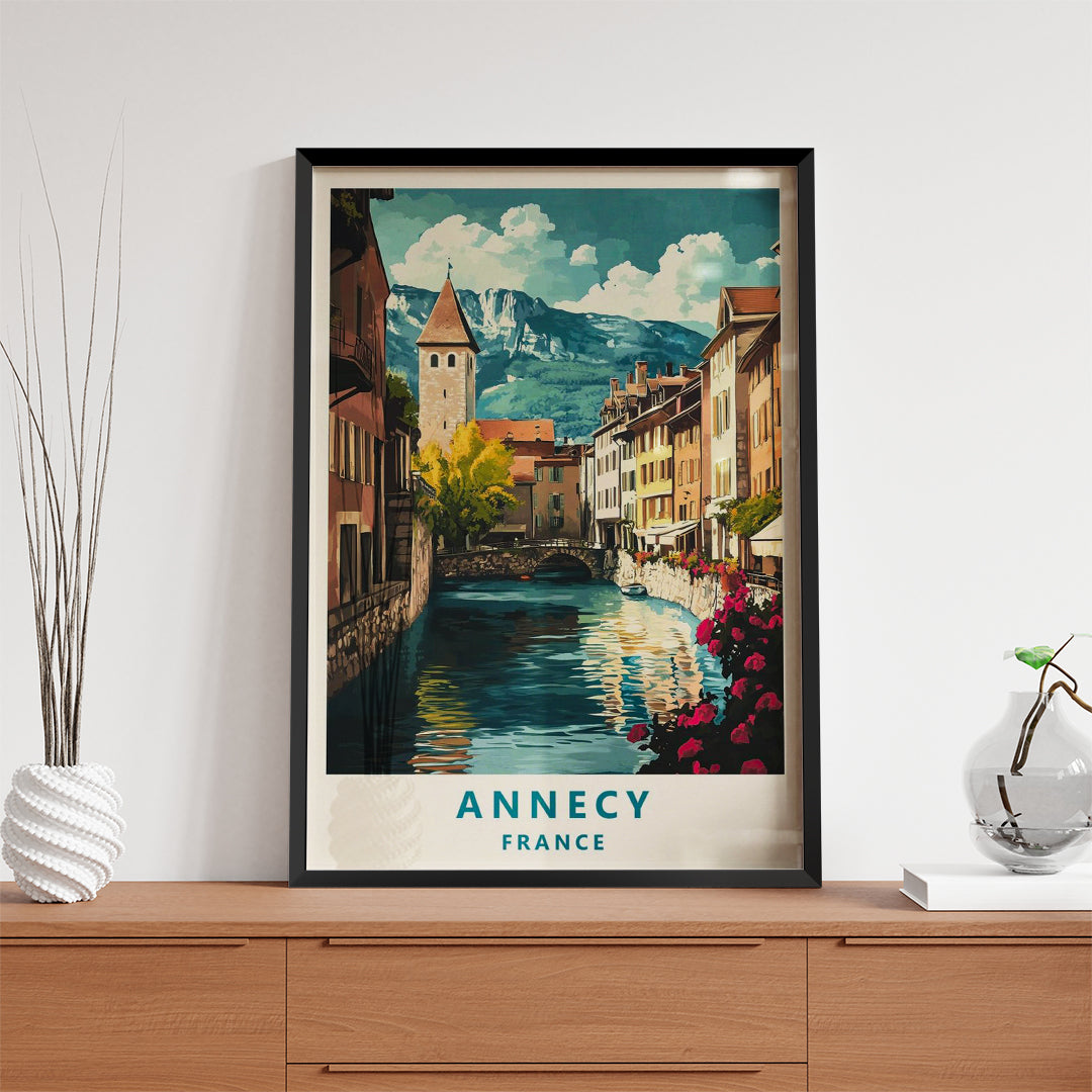 Annecy France – Vintage Travel Wall Art (CT28)