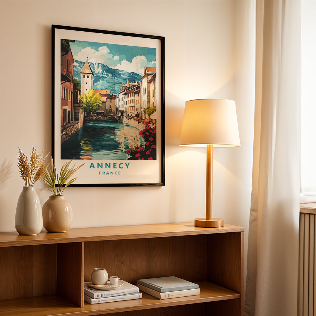 Annecy France – Vintage Travel Wall Art (CT28)