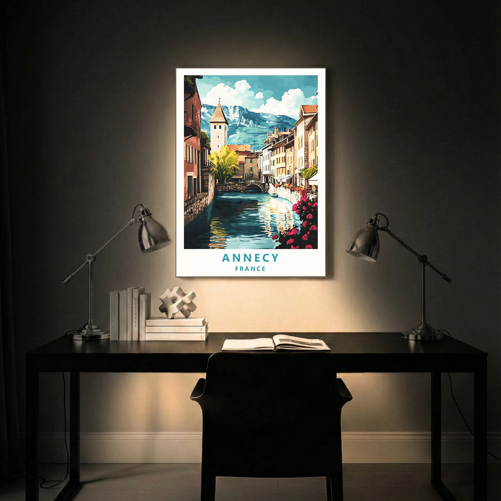 Annecy France – Vintage Travel Wall Art (CT28)