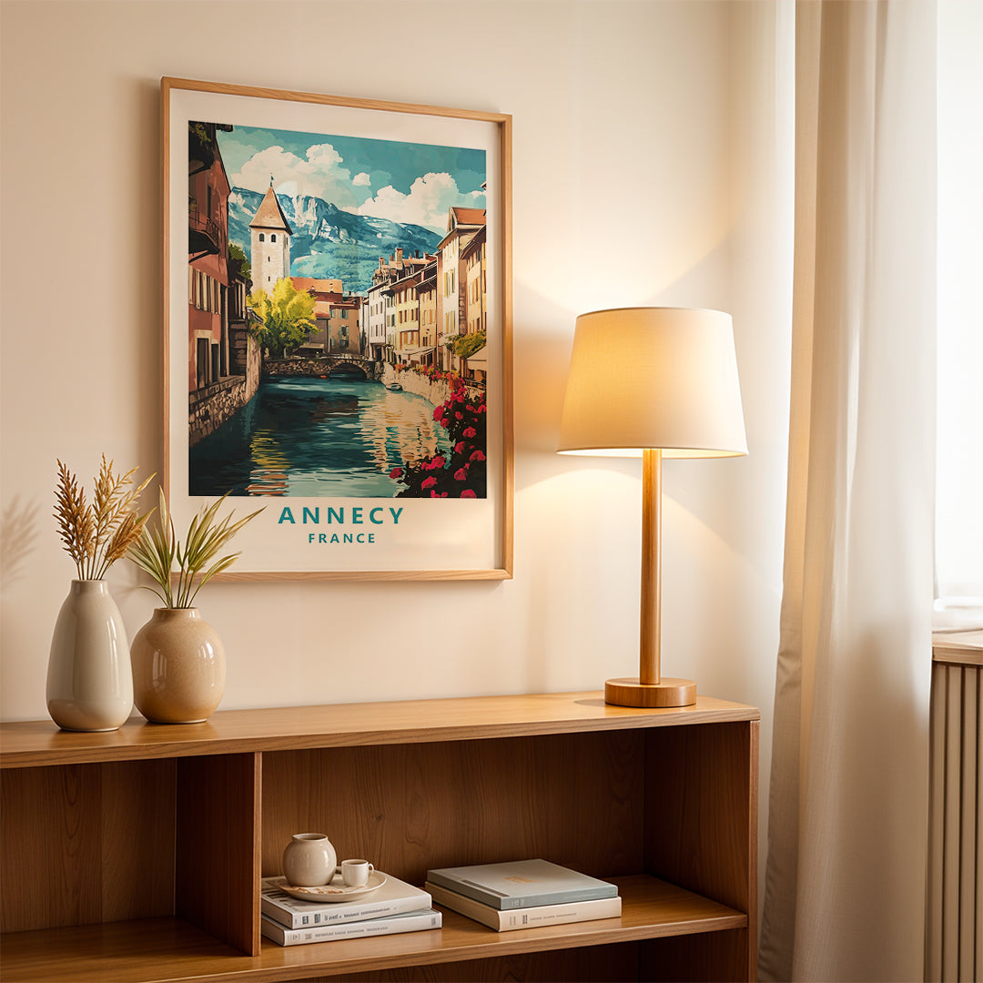 Annecy France – Vintage Travel Wall Art (CT28)