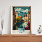 Annecy France – Vintage Travel Wall Art (CT28)
