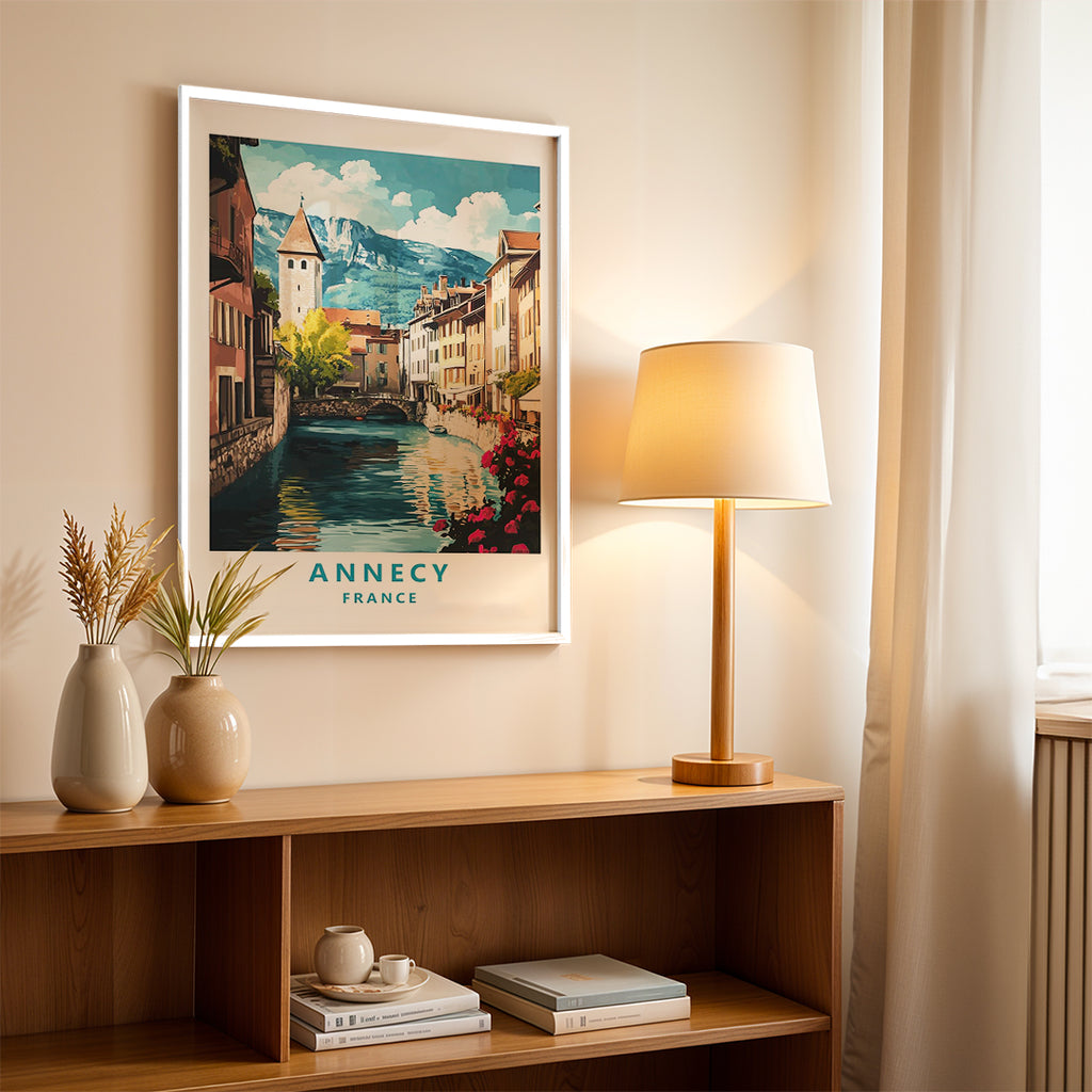 Annecy France – Vintage Travel Wall Art (CT28)