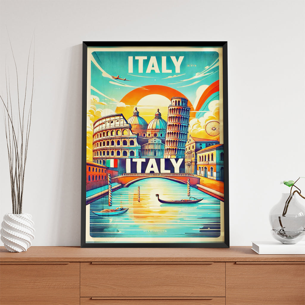Italy – Vintage Travel Wall Art (CT3)