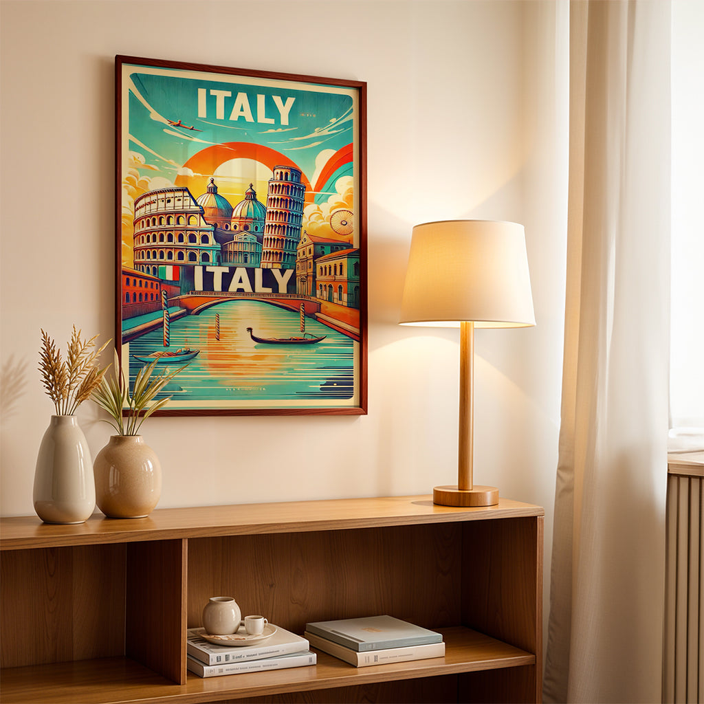 Italy – Vintage Travel Wall Art (CT3)