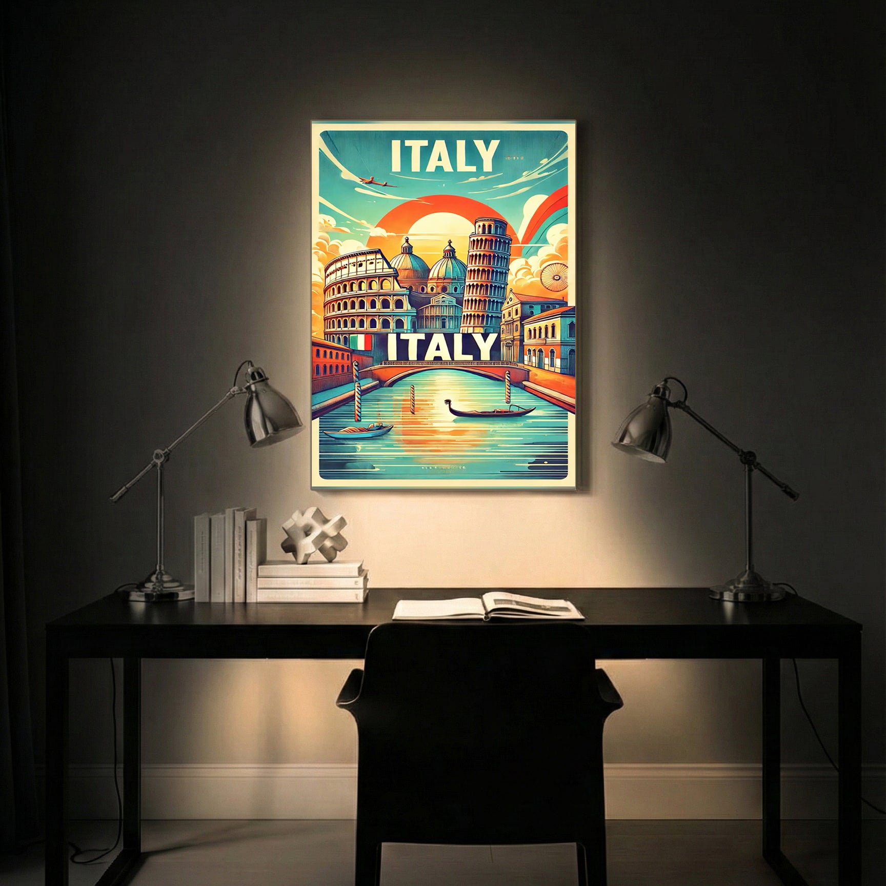 Italy – Vintage Travel Wall Art (CT3)