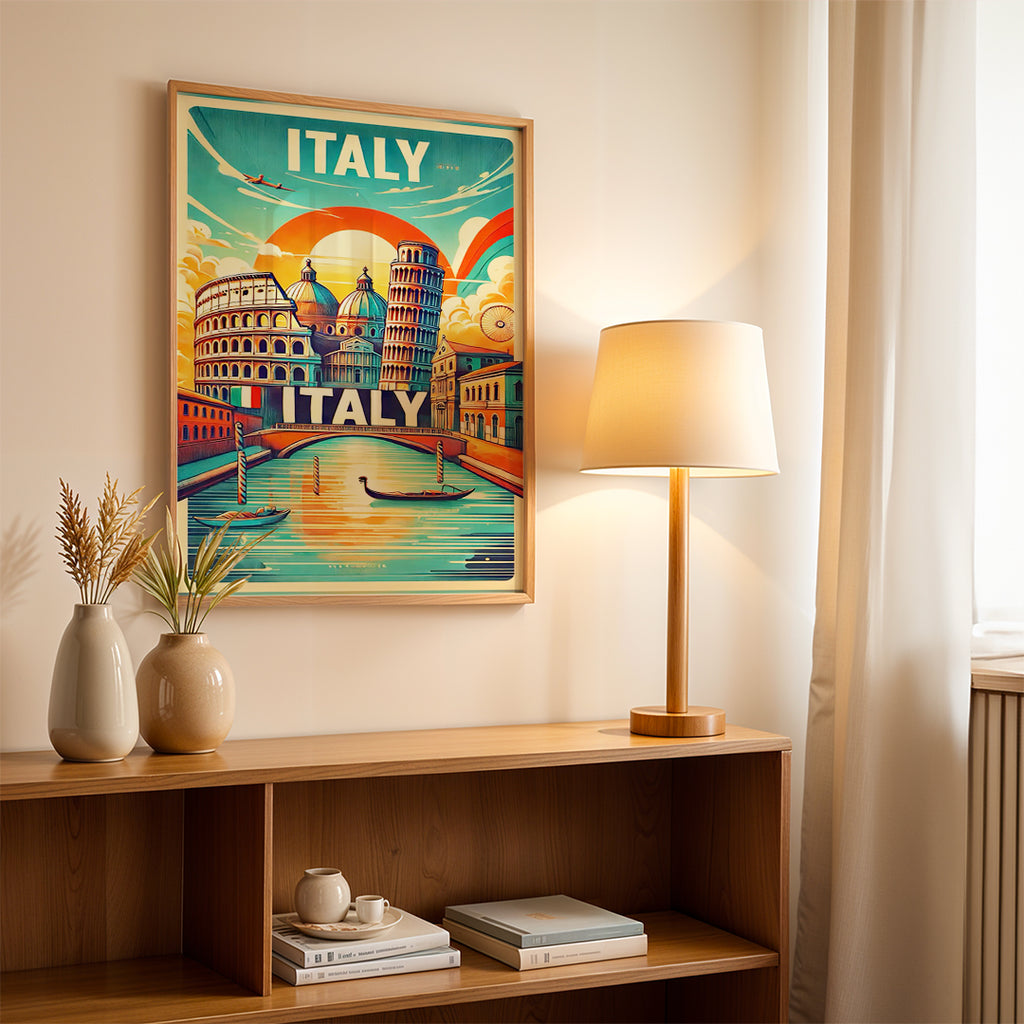 Italy – Vintage Travel Wall Art (CT3)