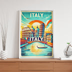 Italy – Vintage Travel Wall Art (CT3)