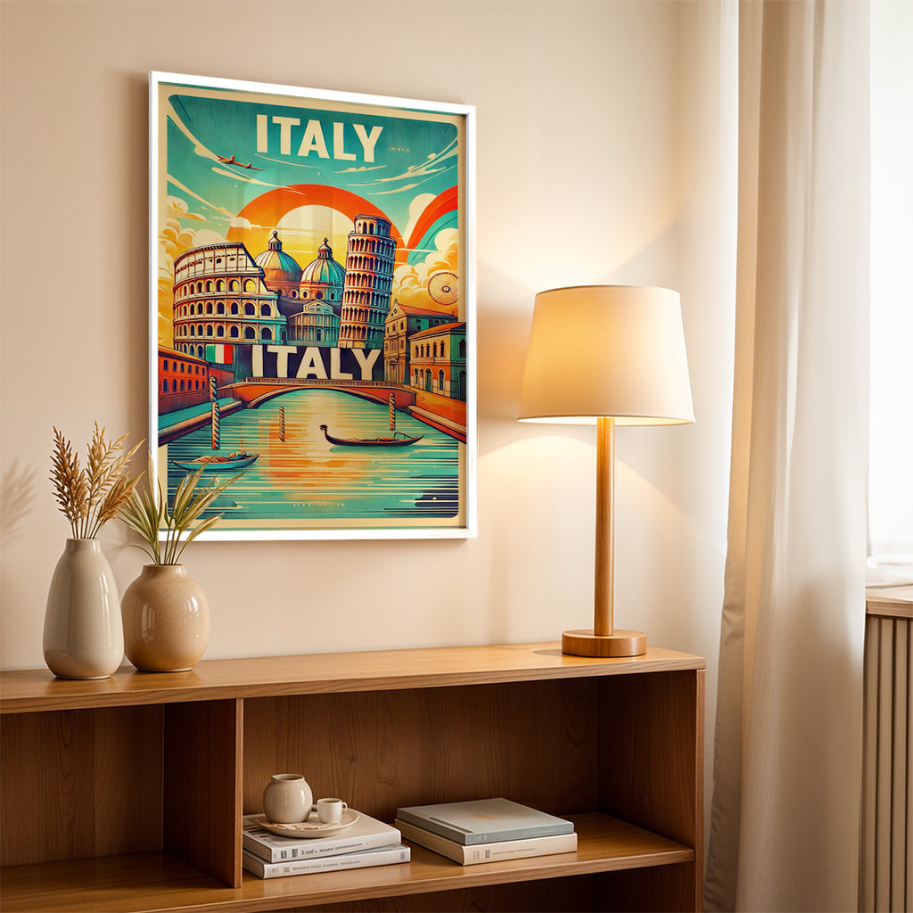 Italy – Vintage Travel Wall Art (CT3)