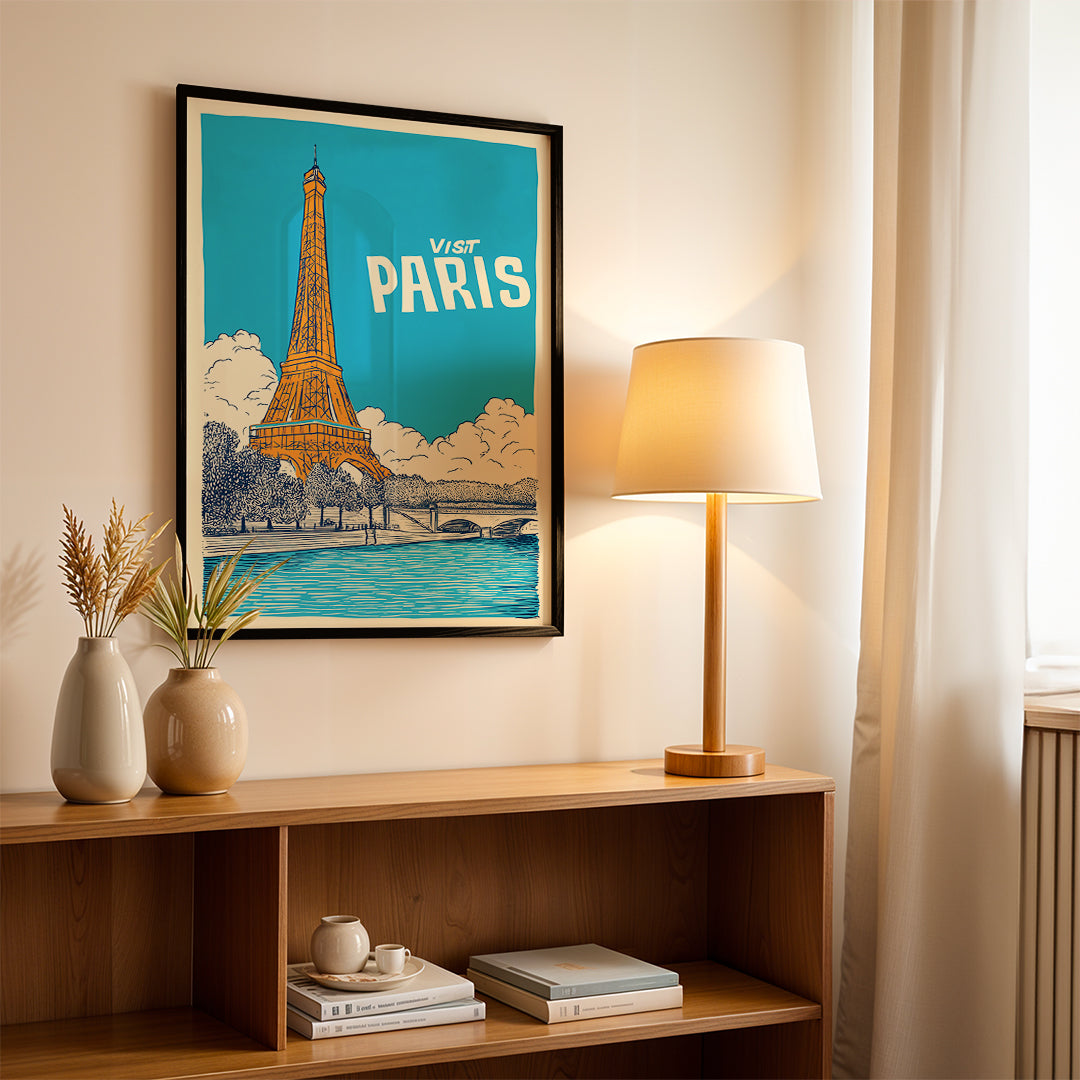 Paris France – Vintage Travel Wall Art (CT30)