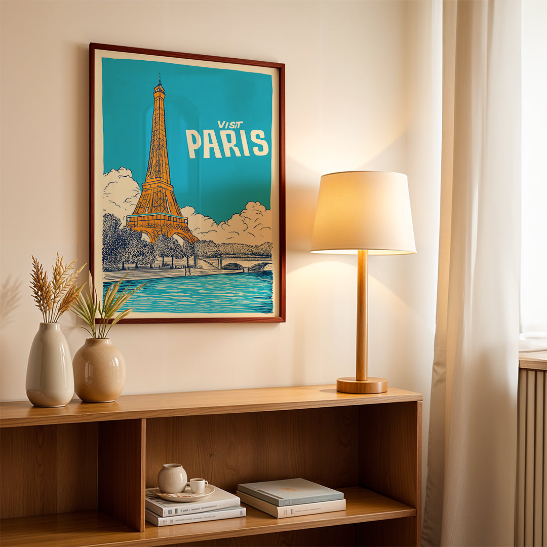 Paris France – Vintage Travel Wall Art (CT30)