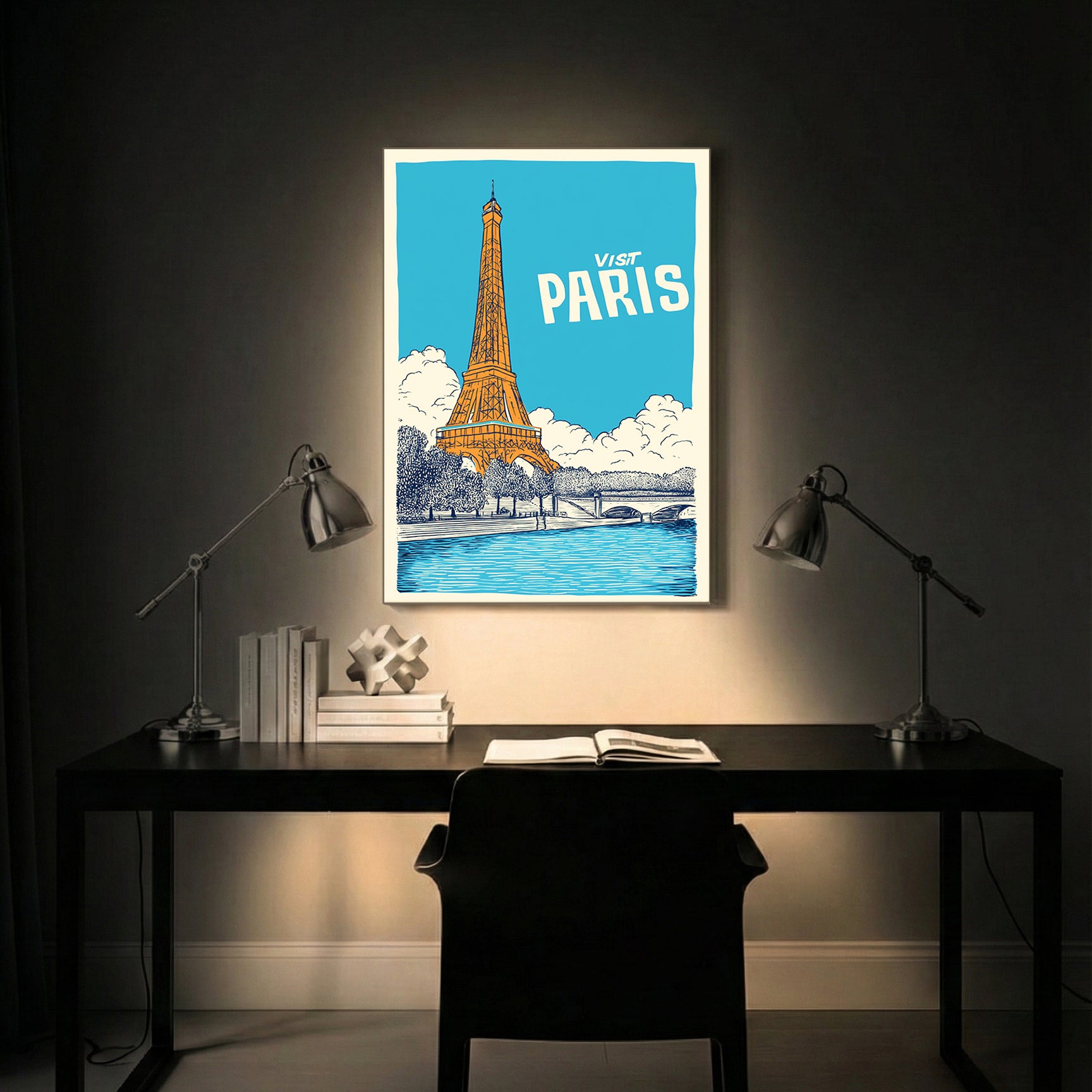 Paris France – Vintage Travel Wall Art (CT30)