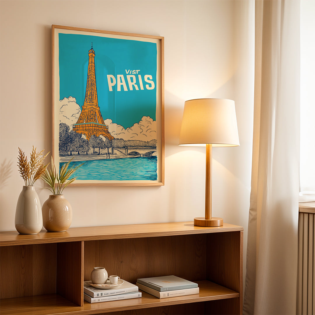 Paris France – Vintage Travel Wall Art (CT30)